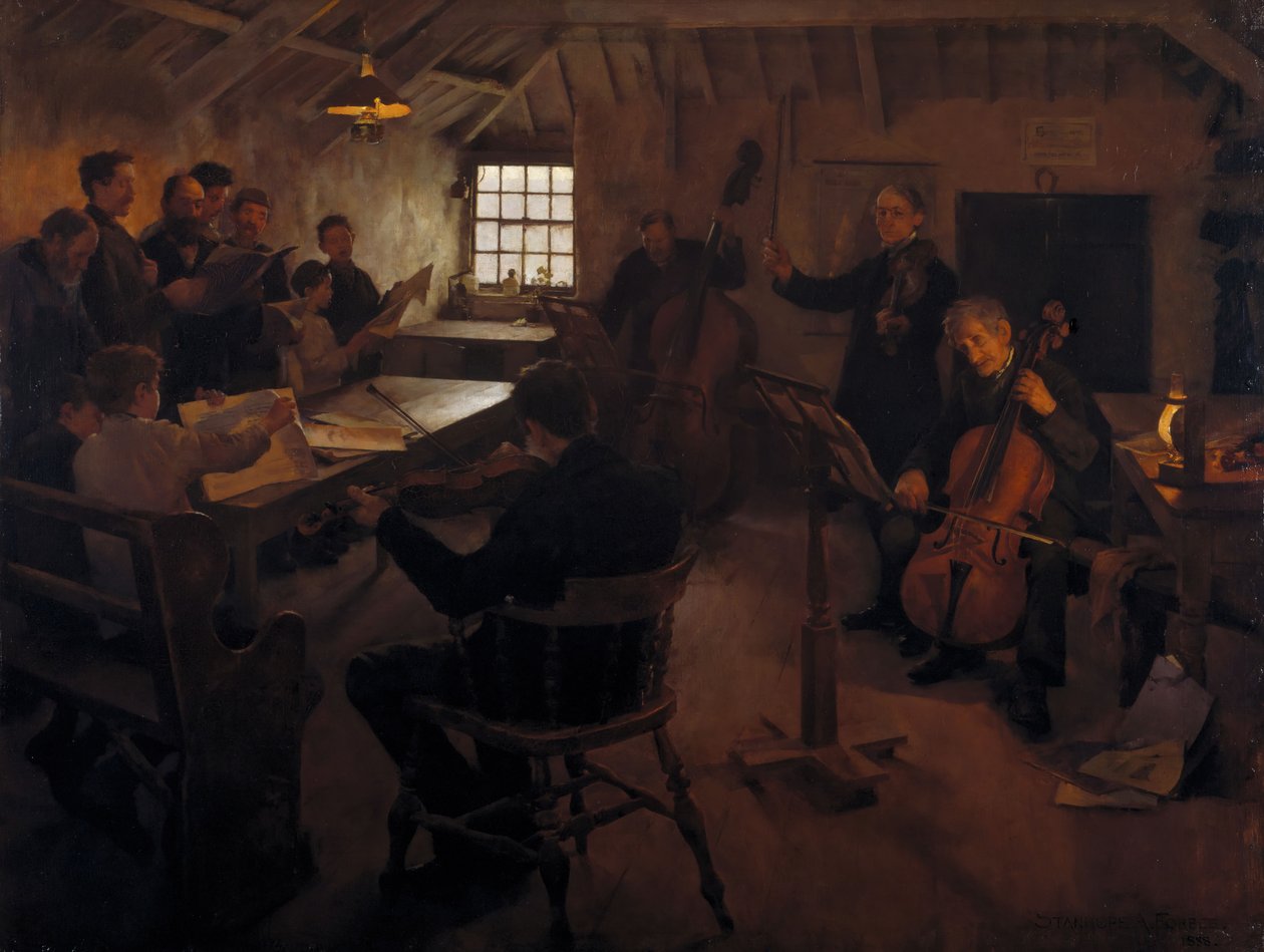 La filarmonica del villaggio da Stanhope A Forbes
