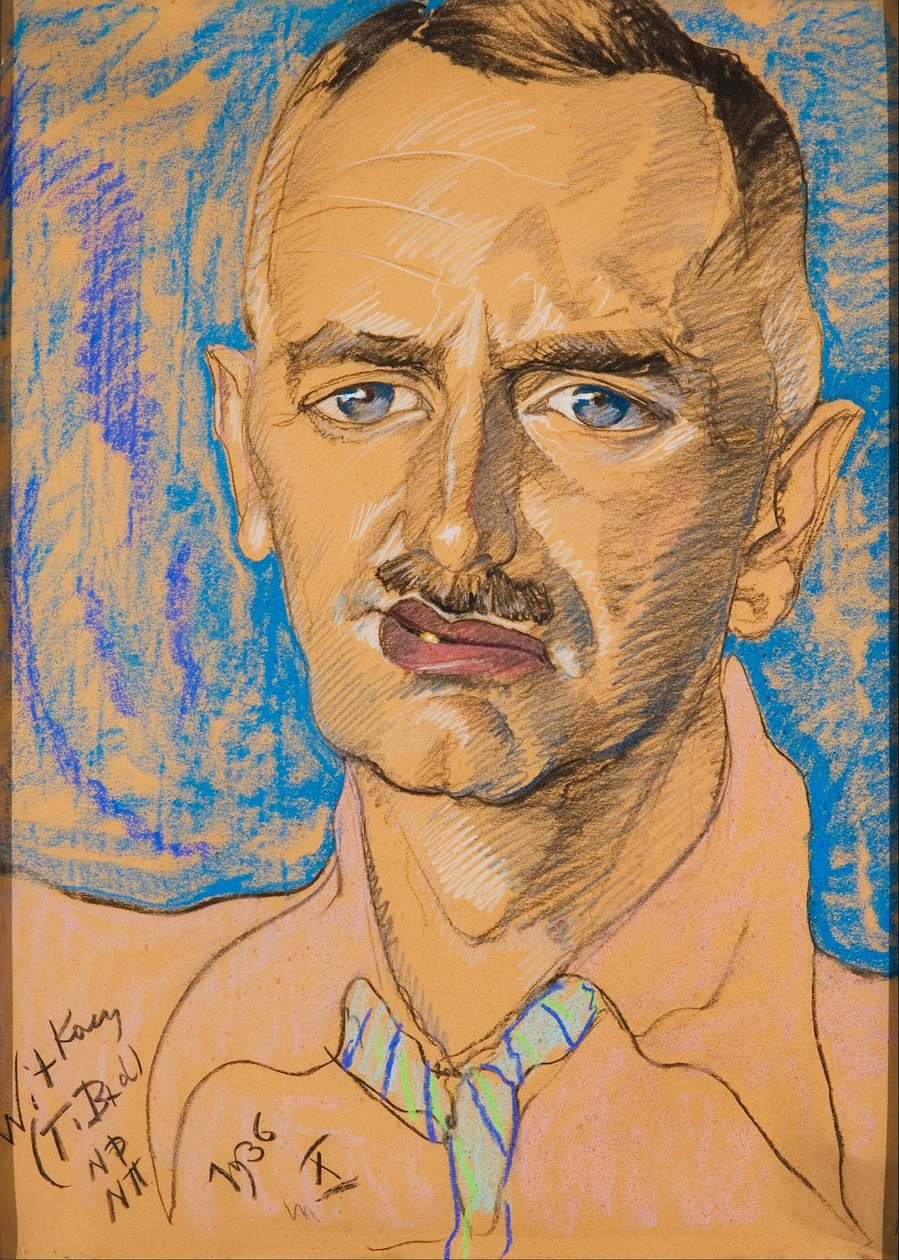 Ritratto di Mieczysław Gajewicz da Stanislaw Ignacy Witkiewicz