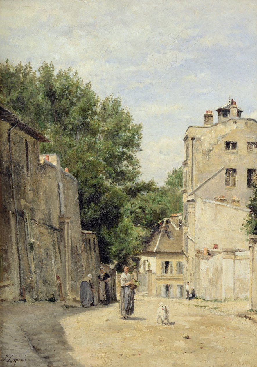 Rue Saint-Vincent, Montmartre da Stanislas Victor Edouard Lepine