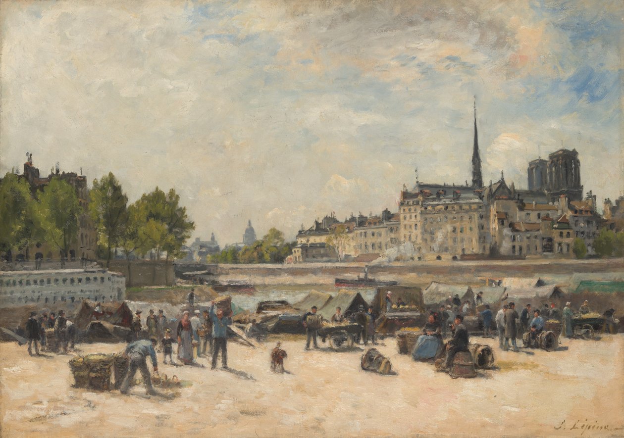 Il mercato delle mele da Stanislas Lepine