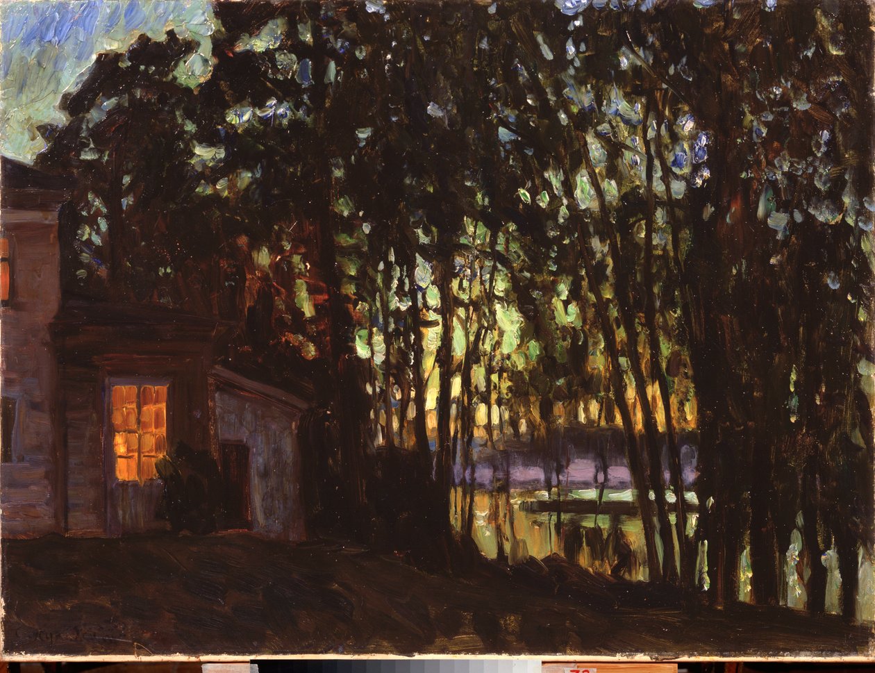 Notte di luglio. Dipinto di Stanislav Yulianovich Joukovski (1873-1944) da Stanislav Joulianovitch Joukovski
