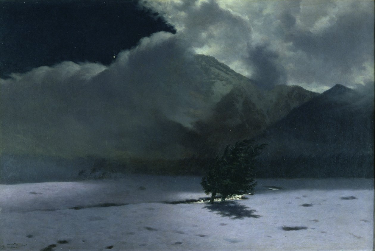 Vento nelle Montagne Tatra, 1895 da Stanislaw Ignacy Witkiewicz