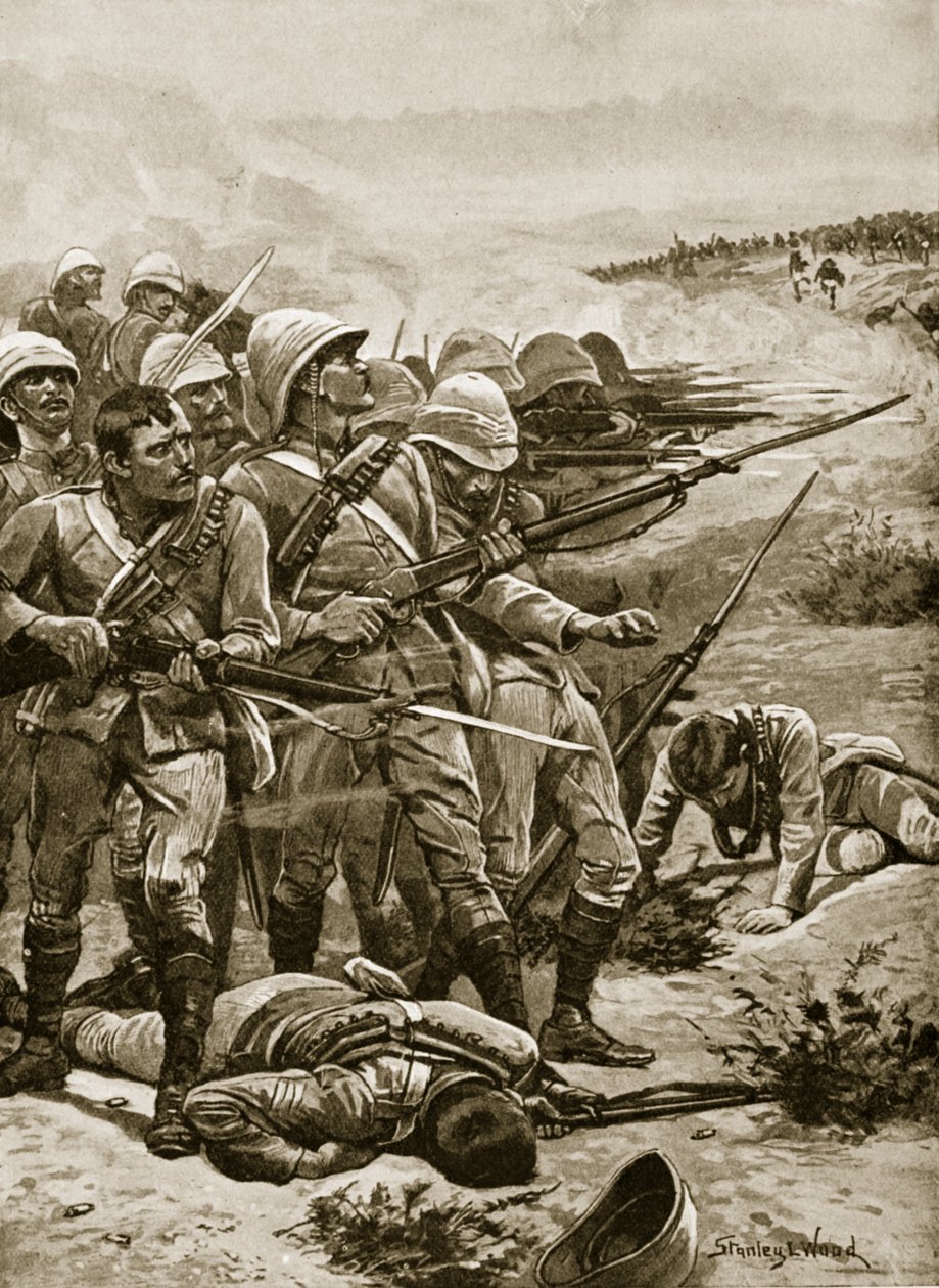 La piazza di Abu Kru, 19 gennaio 1885 da Stanley L. Wood