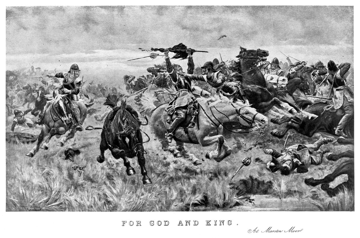 Per Dio e il Re, a Marston Moor, 1644, 1893 da Stanley Berkeley