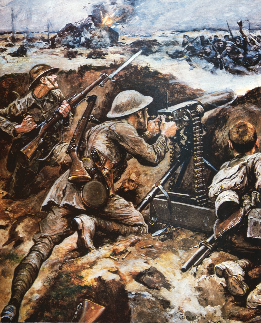 Prima battaglia della Somme da Stanley L. (after) Wood