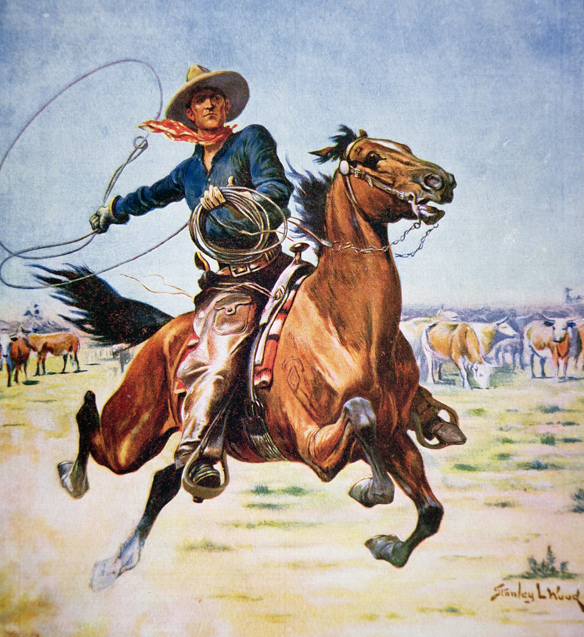 Cowboy del Texas da Stanley L. Wood