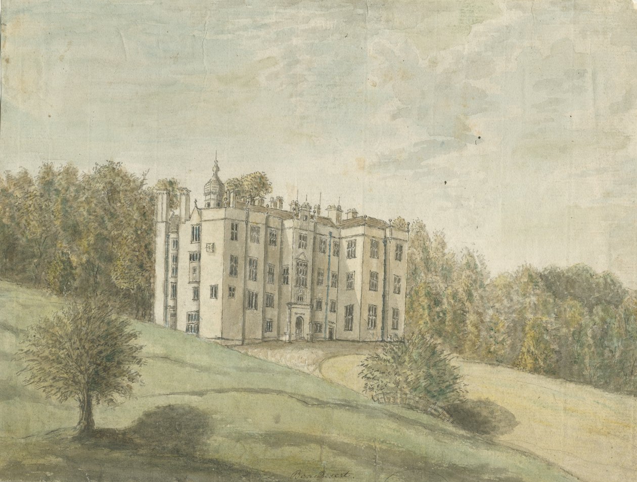 Beaudesert Hall e parco da Stebbing Shaw