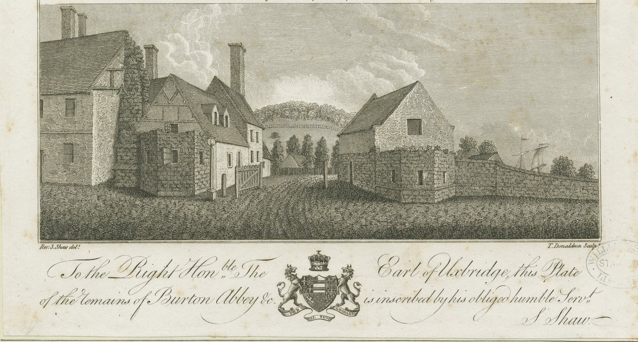 Abbazia di Burton-upon-Trent da Stebbing Shaw