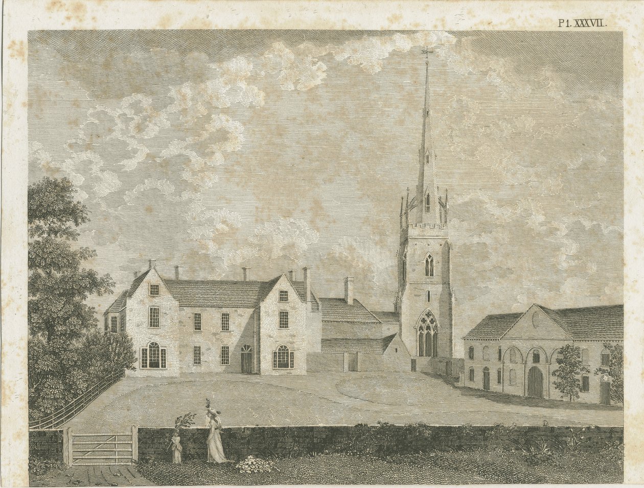 Chiesa di Clifton Campville da Stebbing Shaw