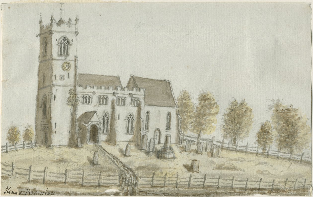 Chiesa di Kings Bromley da Stebbing Shaw