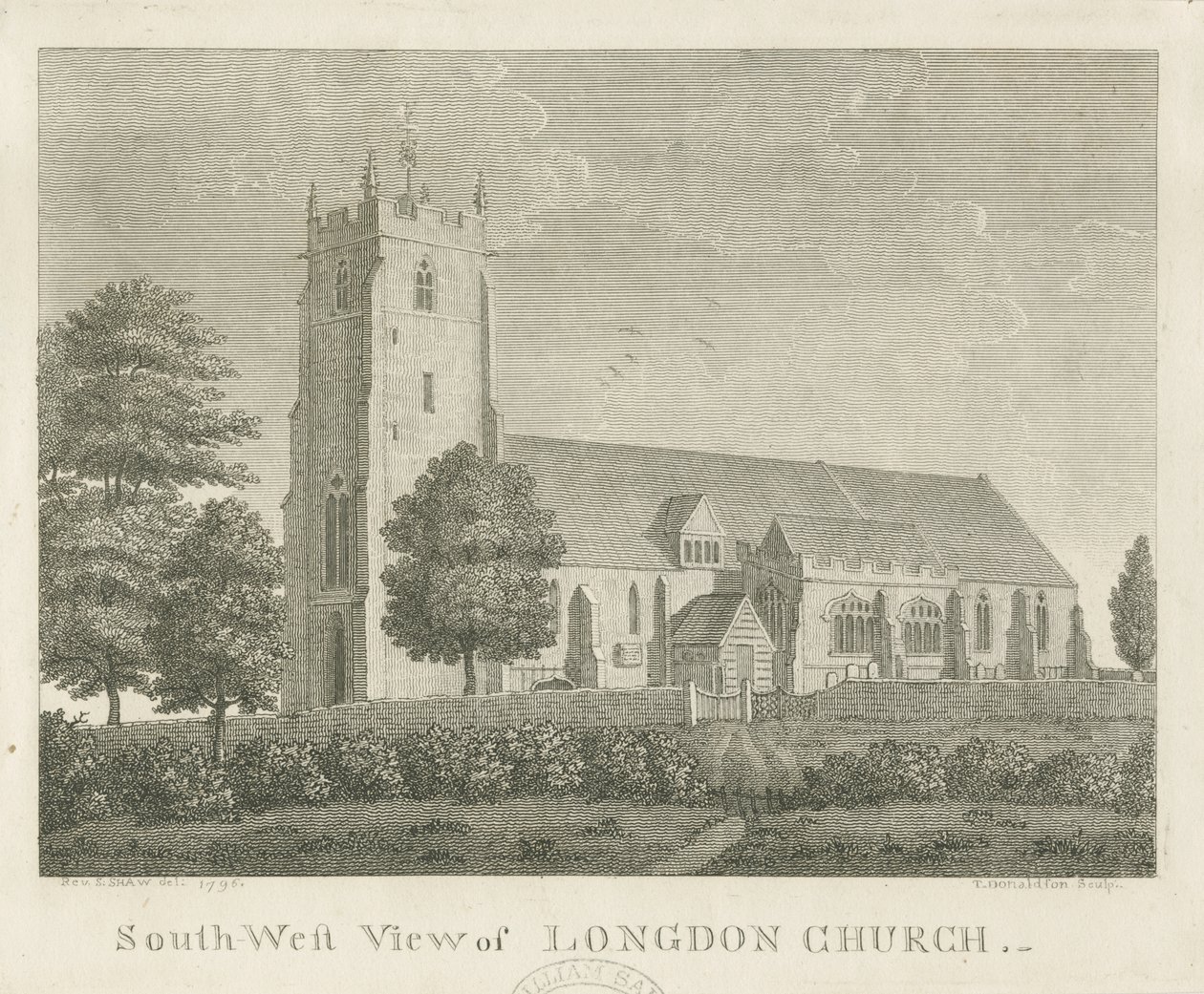 Chiesa di Longdon da Stebbing Shaw