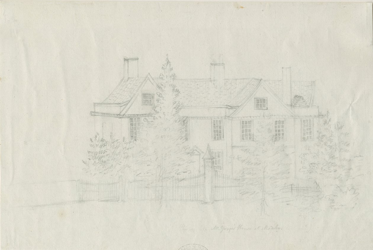 Madeley - Casa di [?Mr Young] da Stebbing Shaw