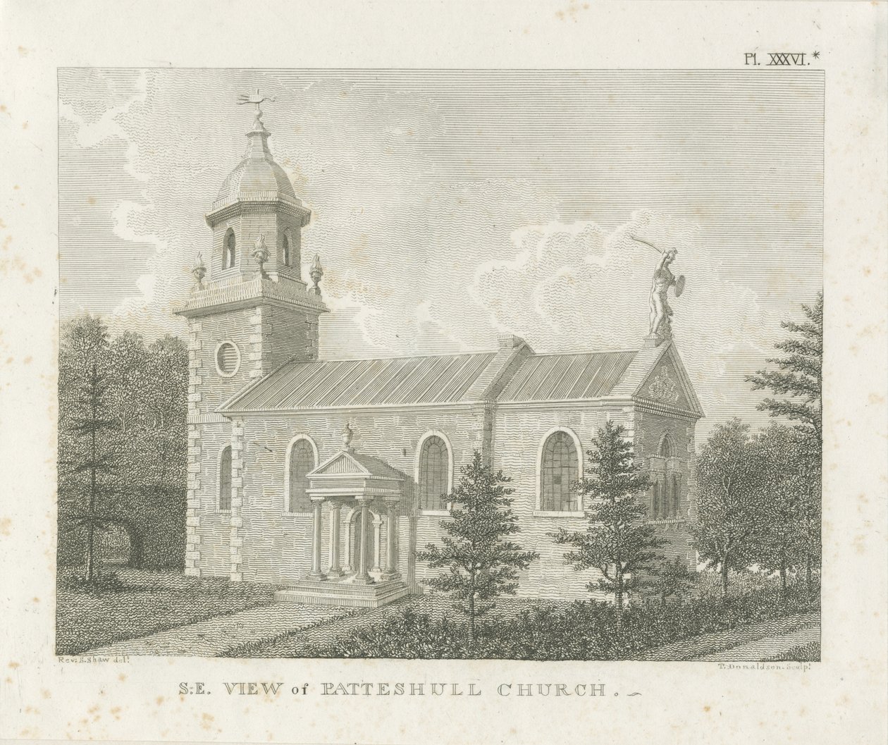 Chiesa di Patshull da Stebbing Shaw