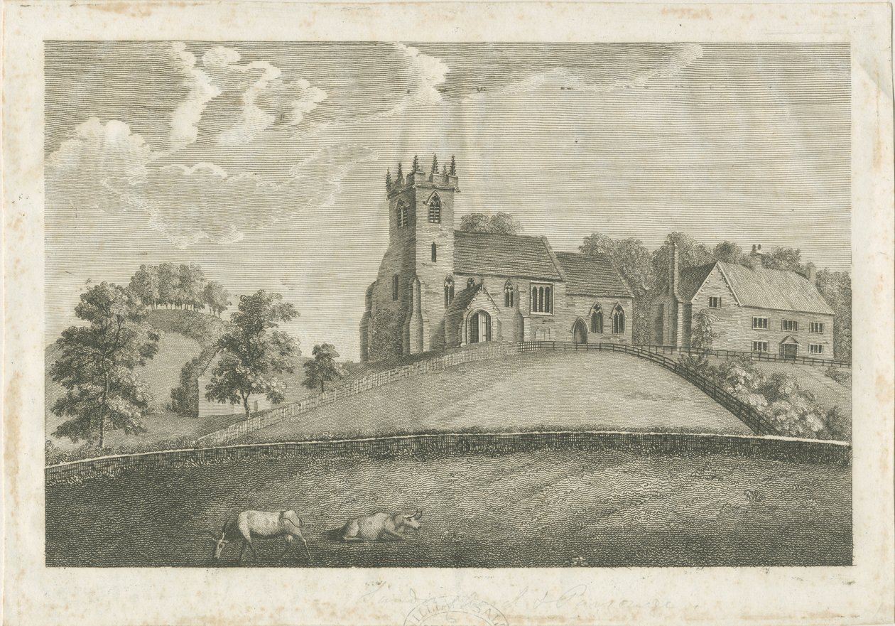 Chiesa e Parrocchia di Sandon da Stebbing Shaw