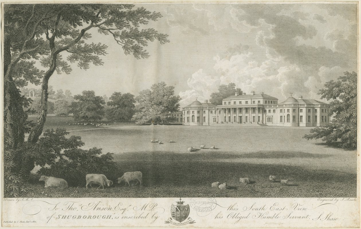 Shugborough Hall da Stebbing Shaw