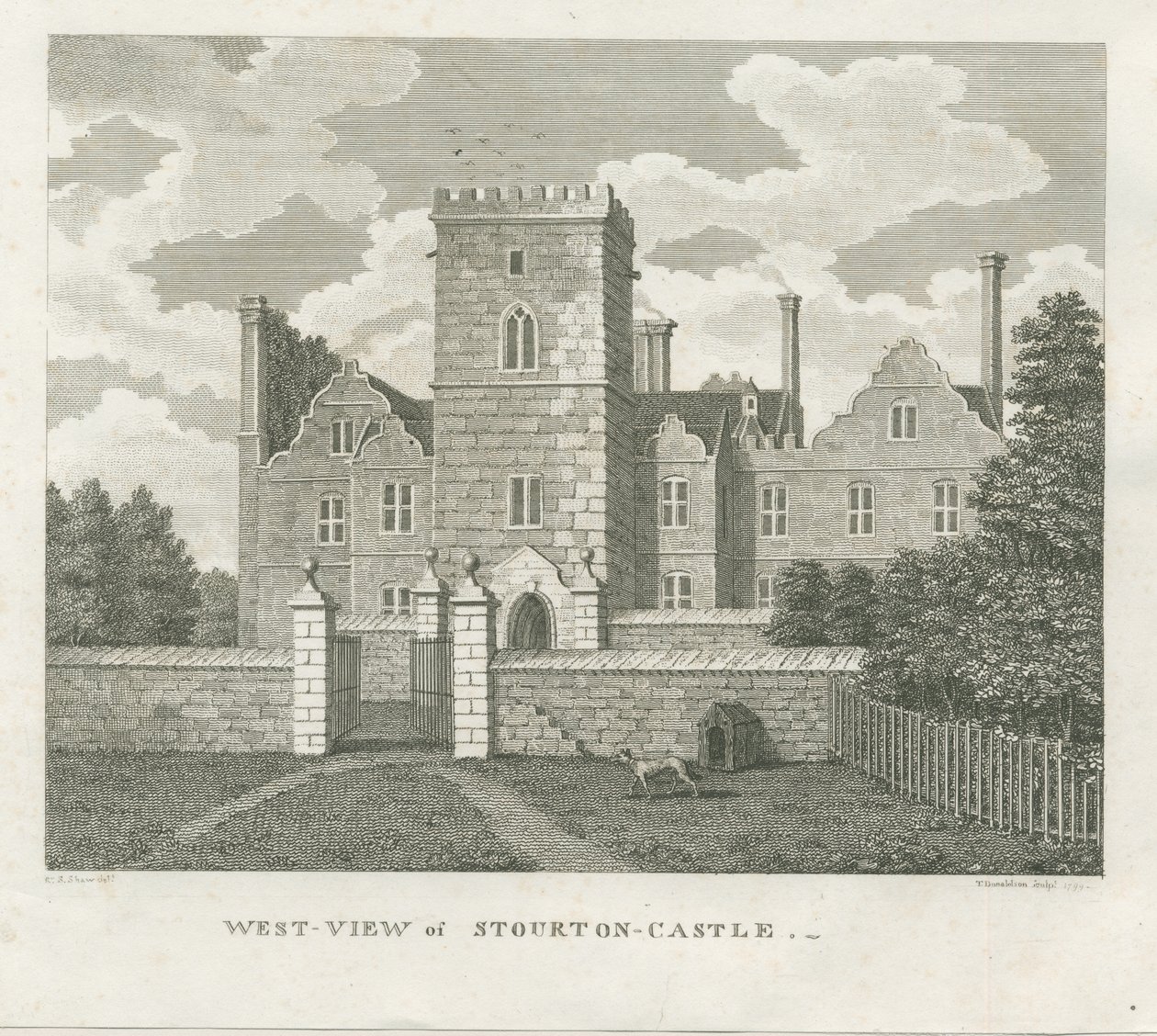 Castello di Stourton da Stebbing Shaw