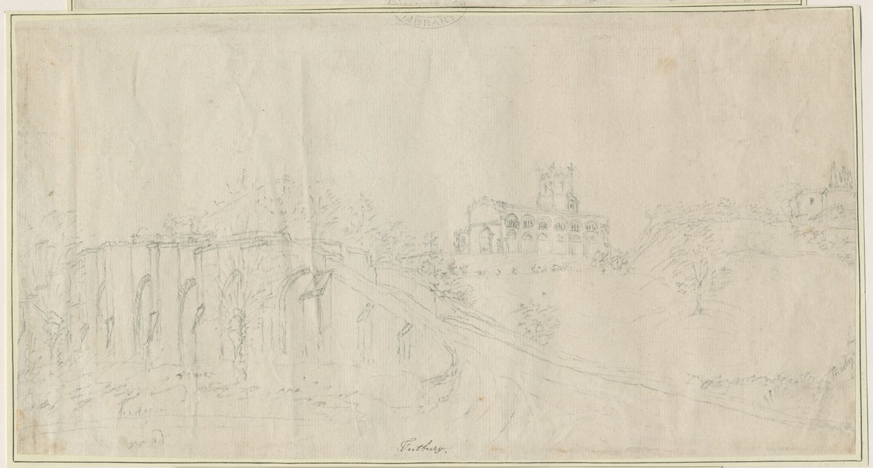 Chiesa e Castello di Tutbury - Vista Nord-Est da Stebbing Shaw