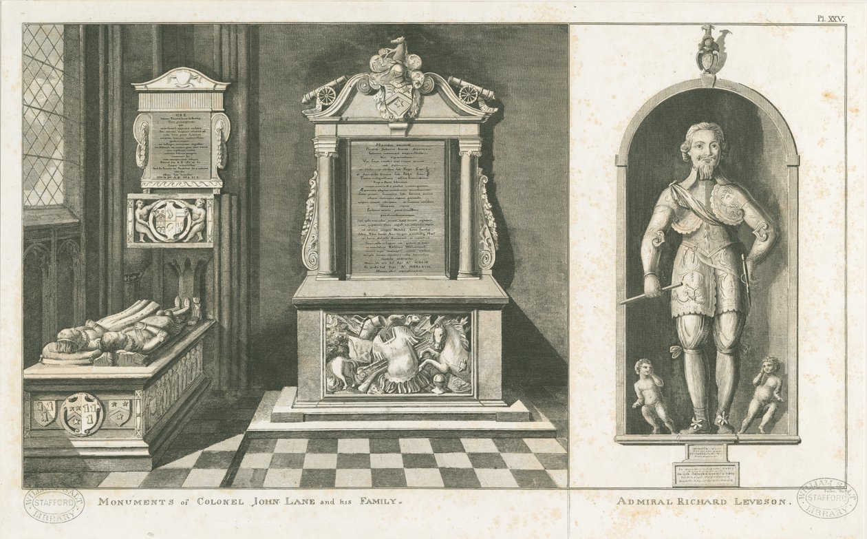 Wolverhampton - Monumenti del Colonnello John Lane e dell
