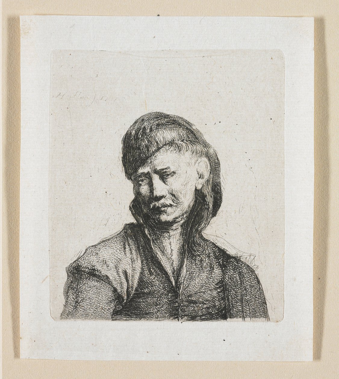 Busto di un cosacco da Stefan Juliusz Norblin de la Gourdaine