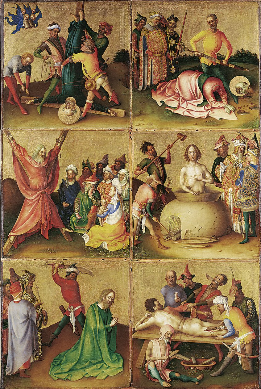 Stefan Lochner - Martirio degli Apostoli - Progetto Google Art da Stefan Lochner