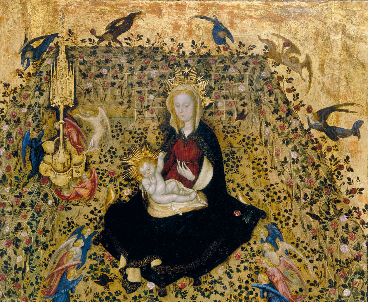 La Madonna del Roseto (dettaglio) da Stefano di Giovanni da Verona