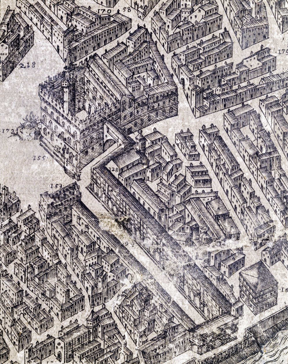 Mappa di Firenze da Stefano Buonsignori