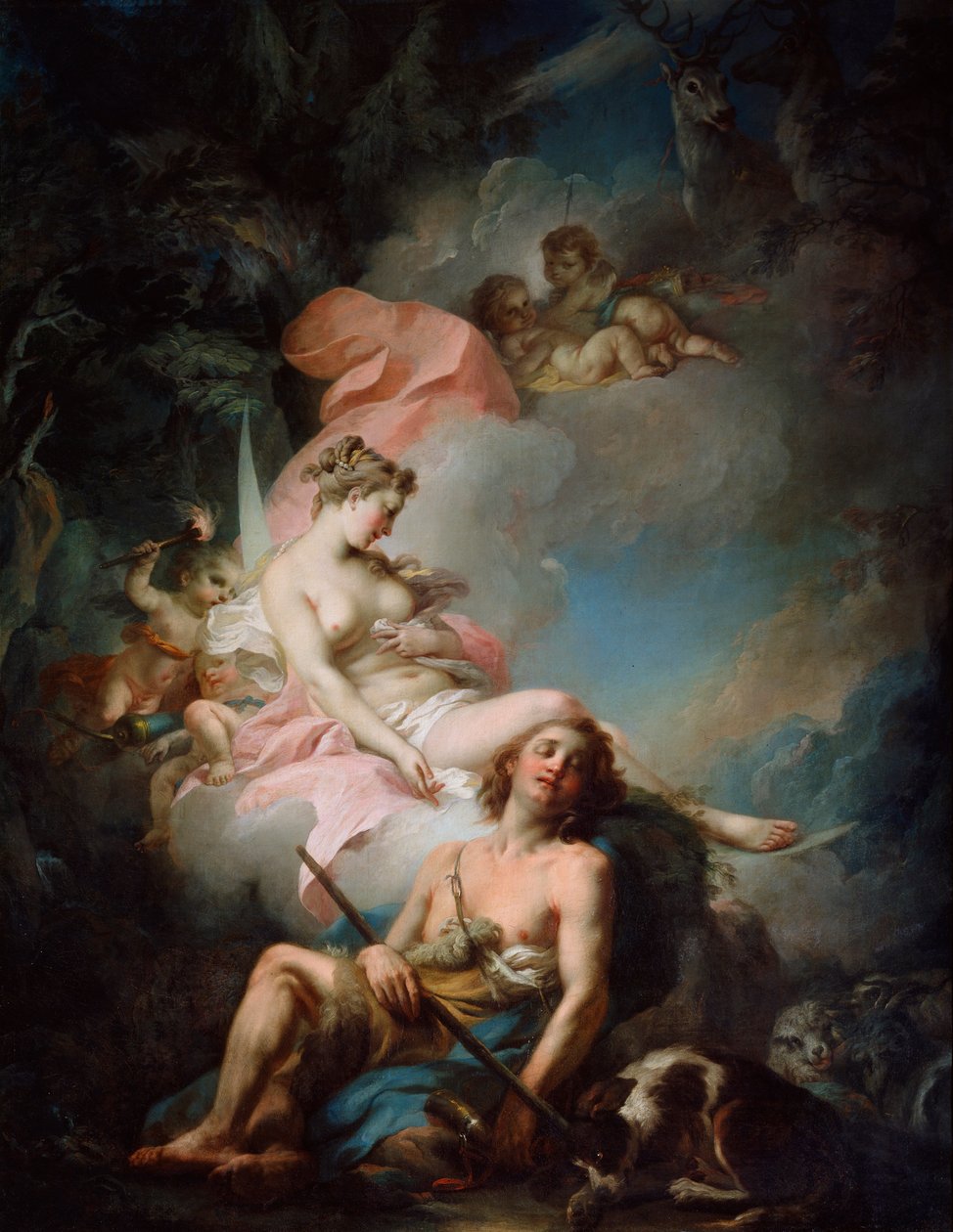 Selene ed Endimione, 1760s da Stefano Torelli
