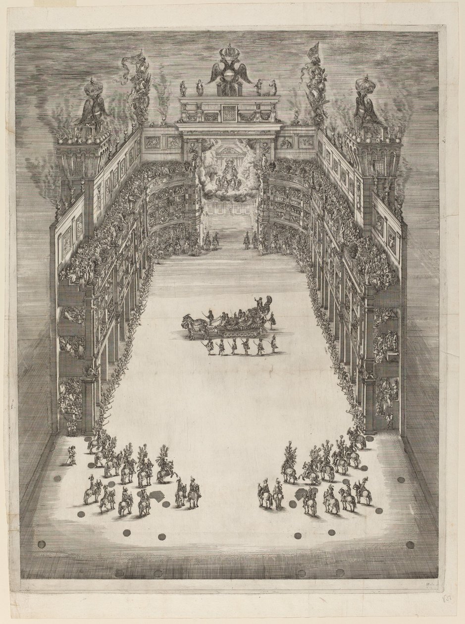 Vista aerea del teatro da Stefano della Bella