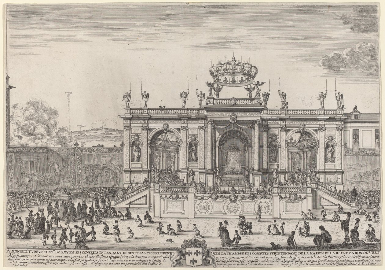 Altare per il Corpus Domini, probabilmente 1648 da Stefano della Bella