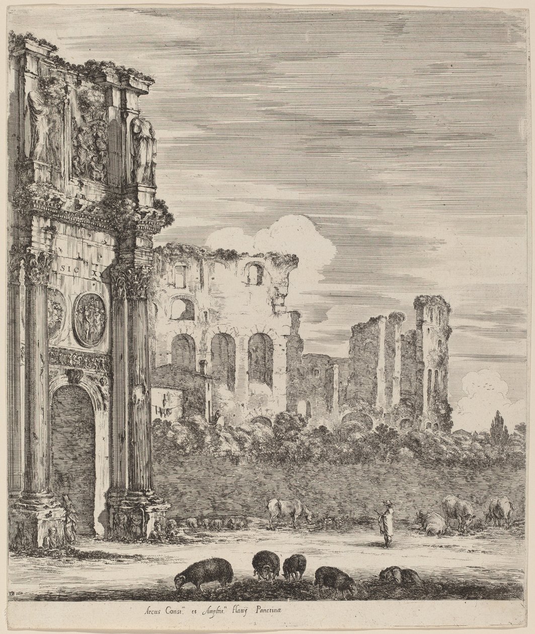 Arco di Costantino da Stefano della Bella