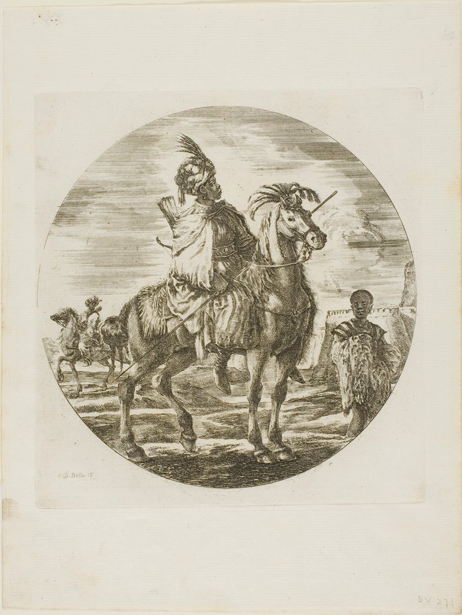 Cavaliere nero da Stefano della Bella