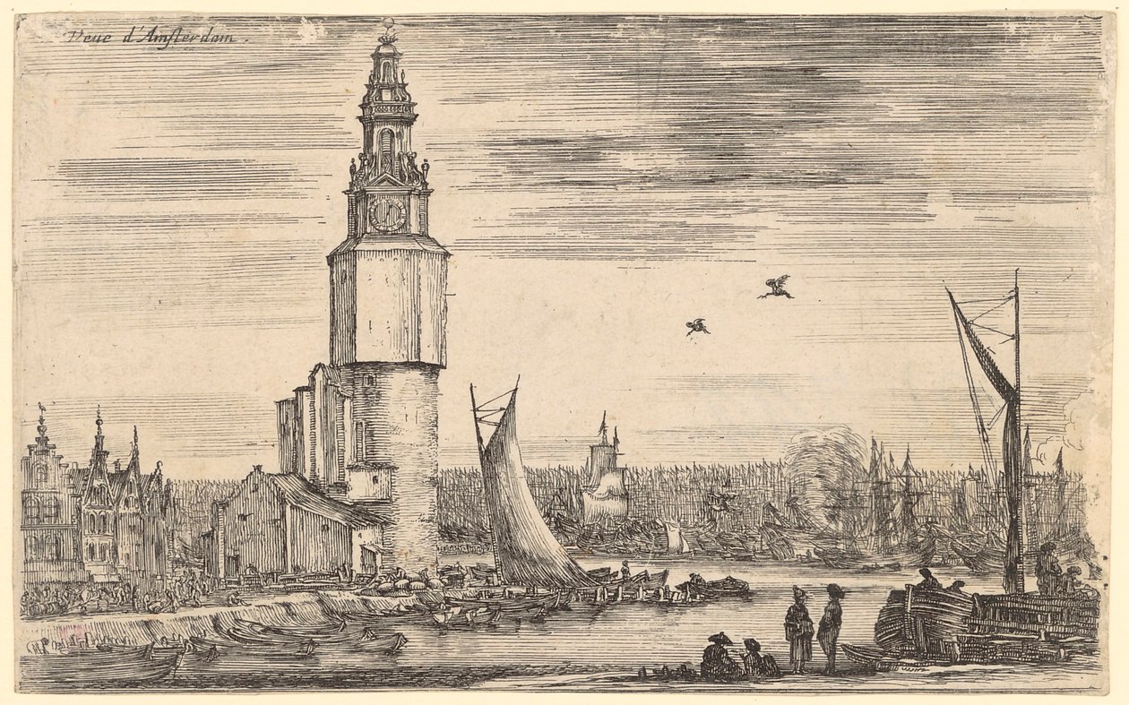 Veduta di Amsterdam da Stefano della Bella