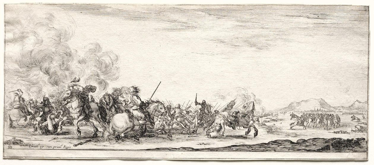 Scaramuccia di cavalleria da Stefano della Bella