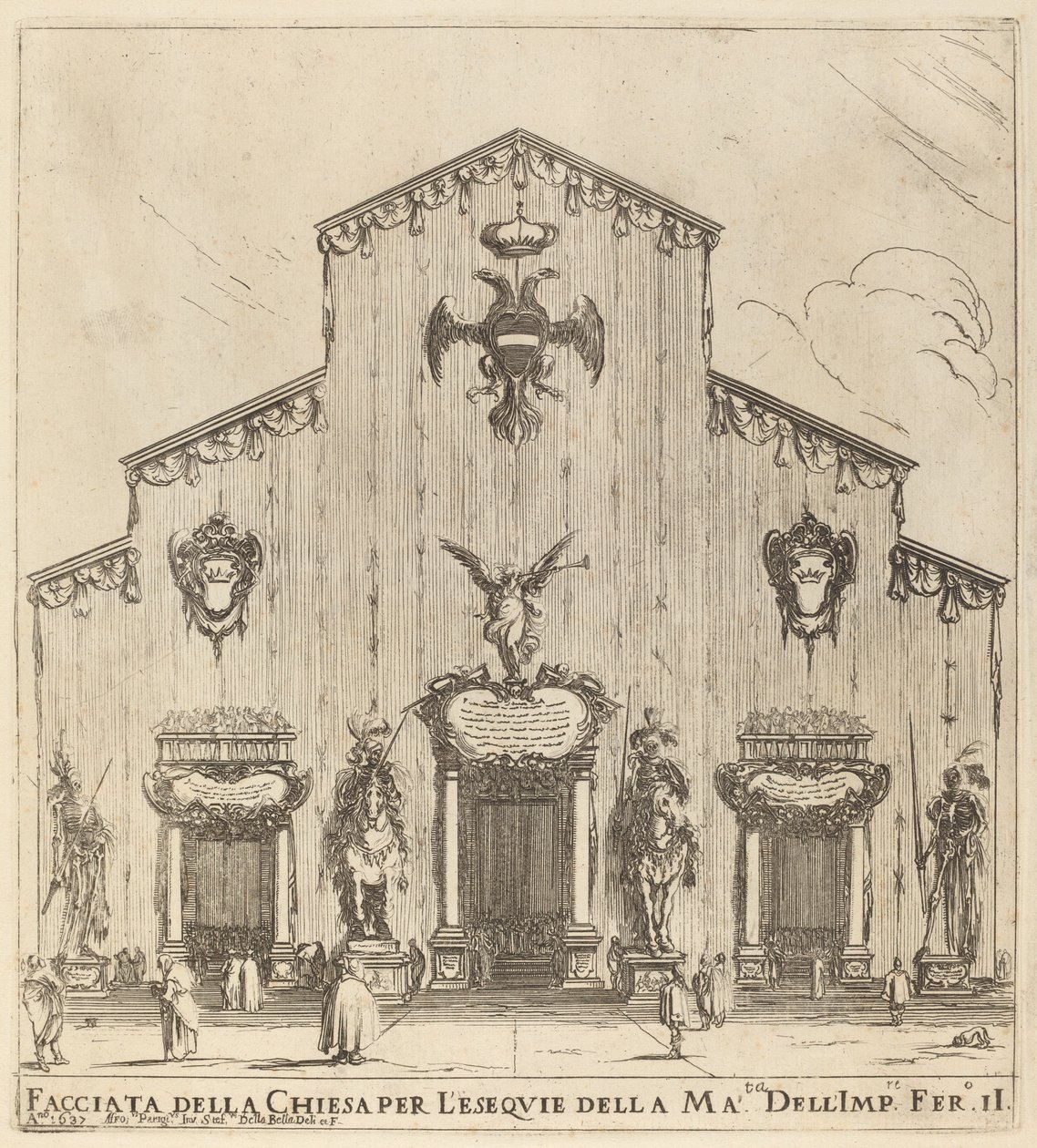 Facciata della chiesa di San Lorenzo, Firenze da Stefano della Bella