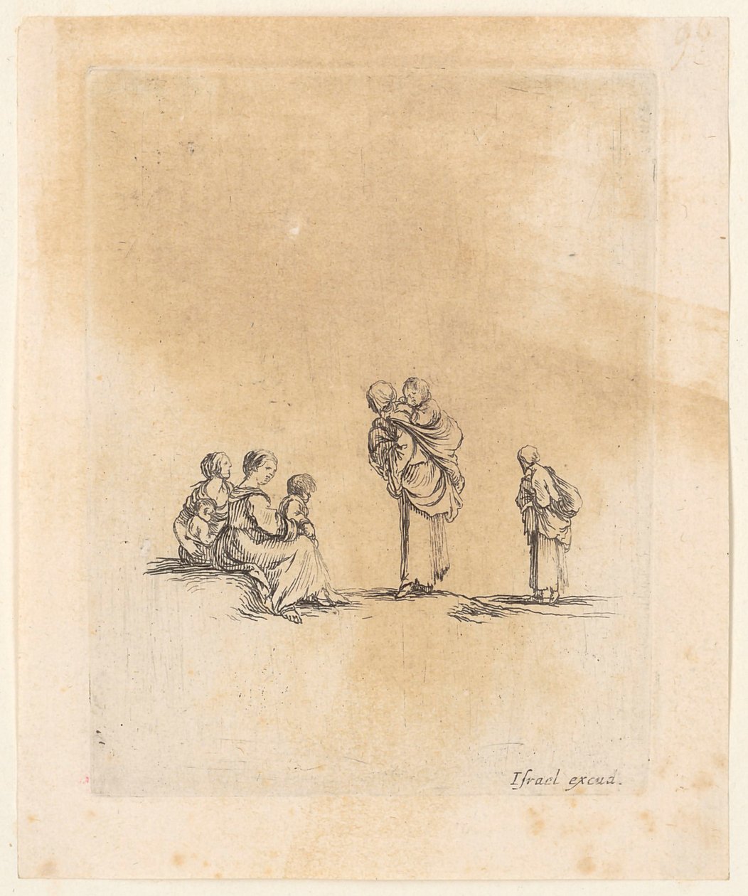 Donne e bambini da Stefano della Bella