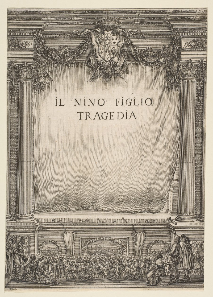 Frontespizio per Il Nino Figlio da Stefano della Bella