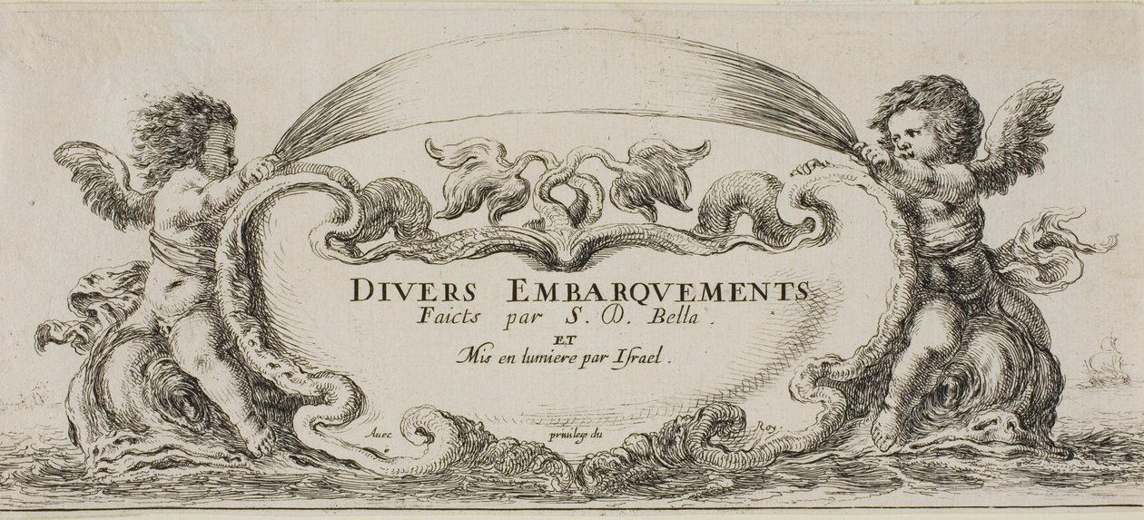 Frontespizio di vari argini da Stefano della Bella