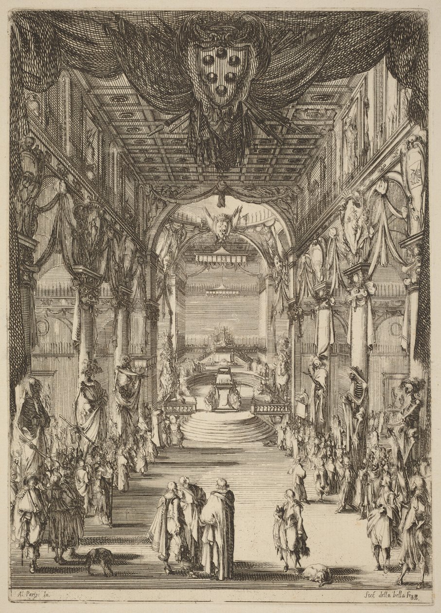 Funerale del principe Francesco de Medici da Stefano della Bella