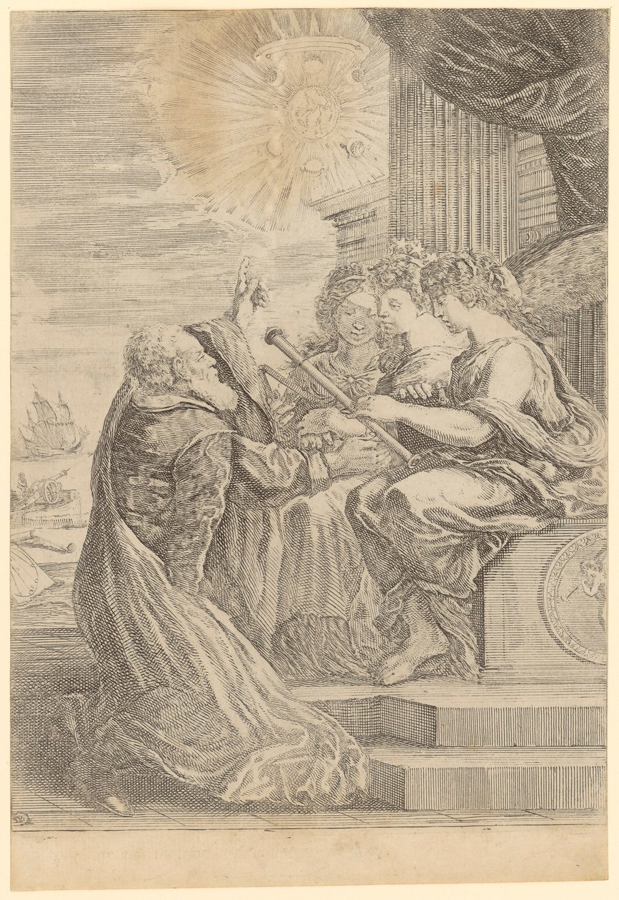 Galileo di fronte alle personificazioni dell
