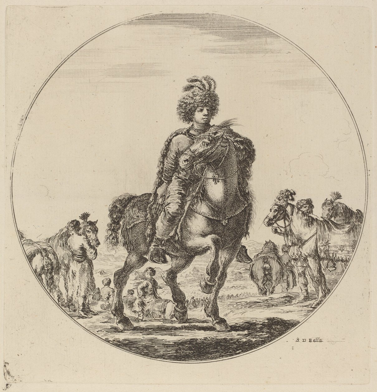 Cavaliere ungherese da Stefano della Bella