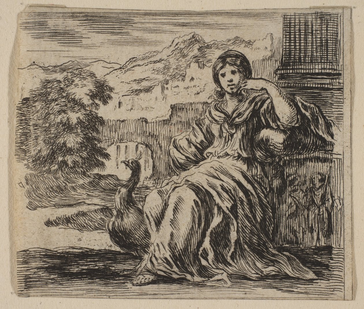 Giunone, dal Gioco della Mitologia da Stefano della Bella