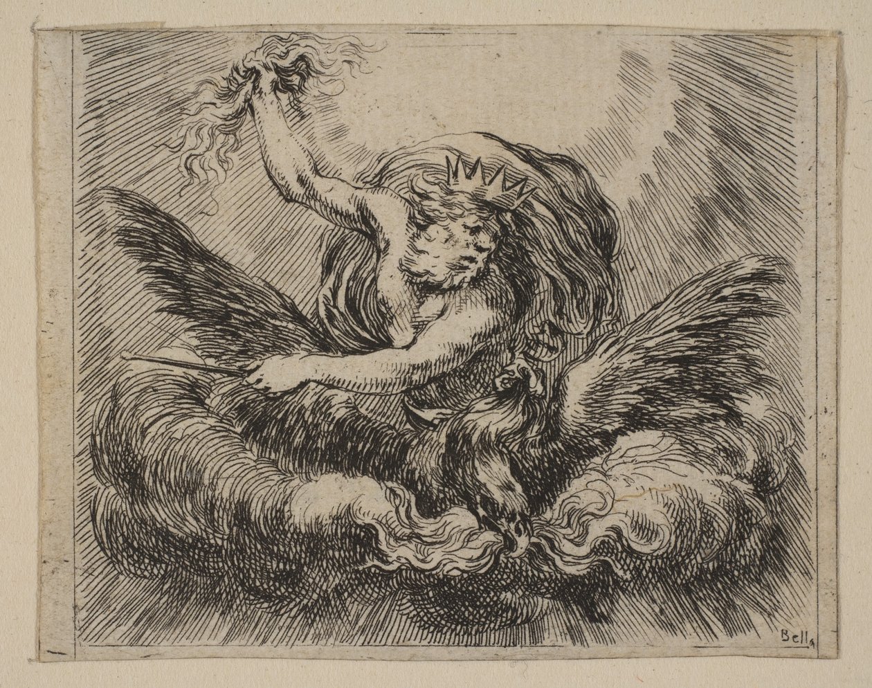 Giove, da Gioco della Mitologia da Stefano della Bella