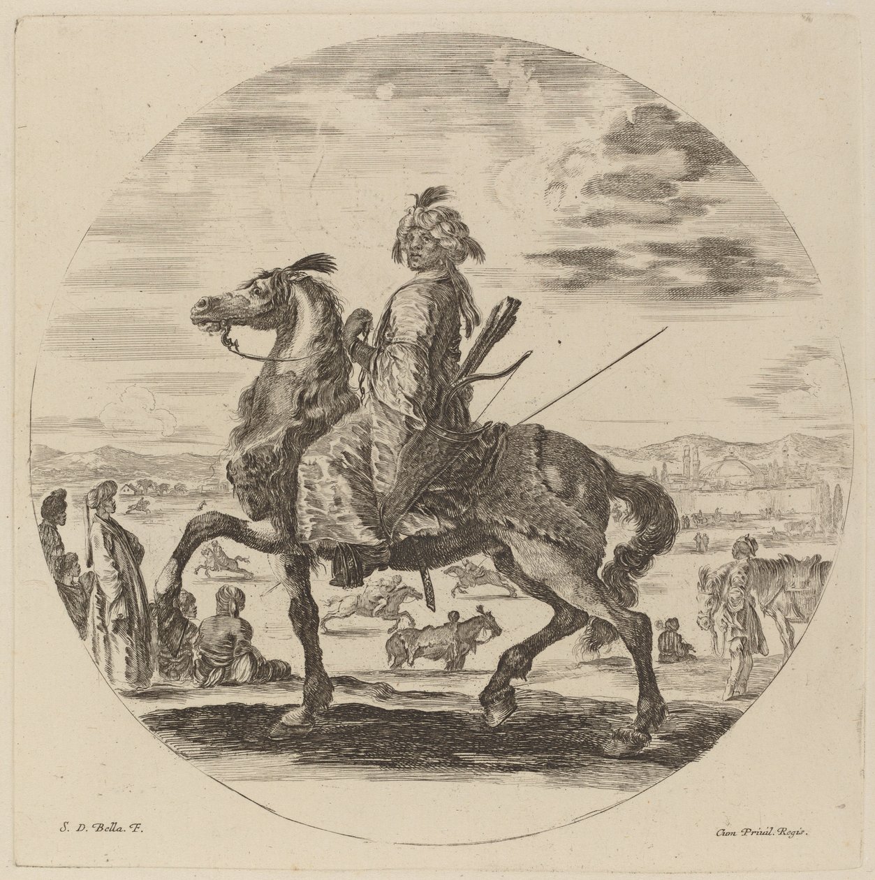 Cavaliere moresco da Stefano della Bella