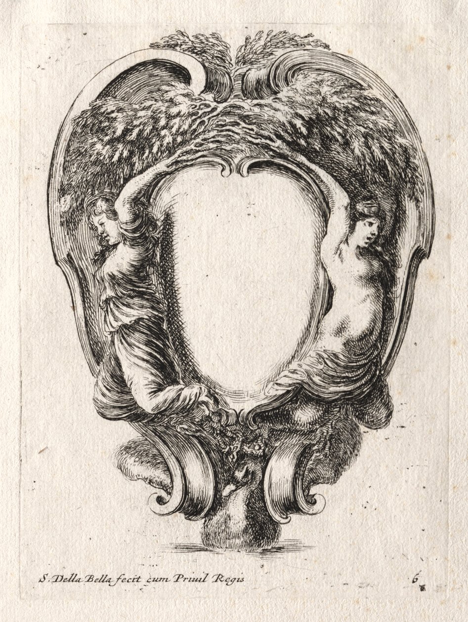 Nuovo modello per un cartiglio, 1647 da Stefano della Bella