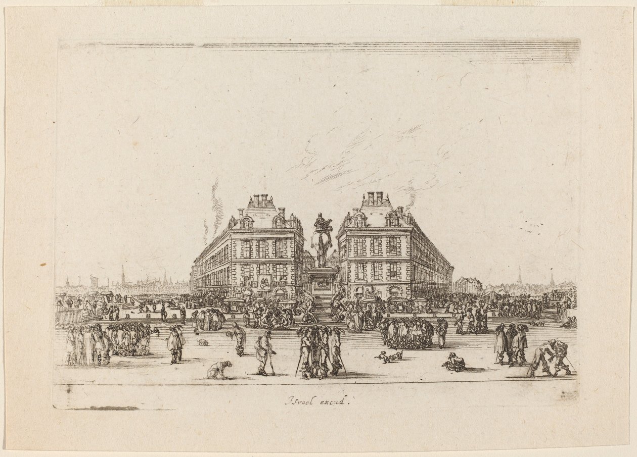 Place Dauphine, 1642 da Stefano della Bella
