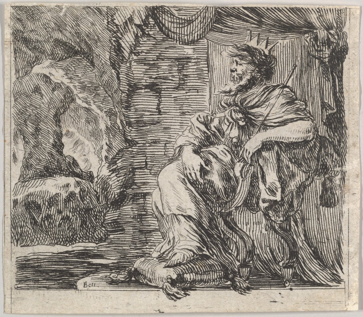 Plutone, dal Gioco della Mitologia da Stefano della Bella