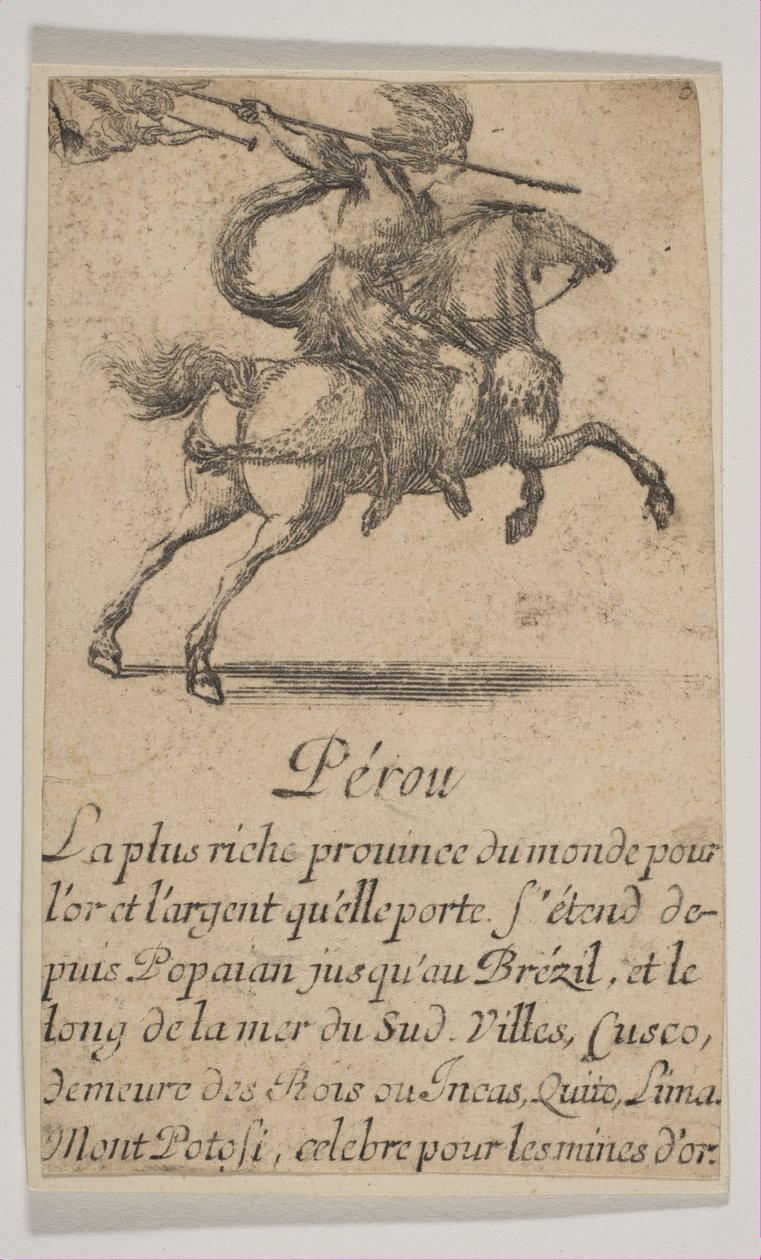 Perù, 1644 da Stefano della Bella