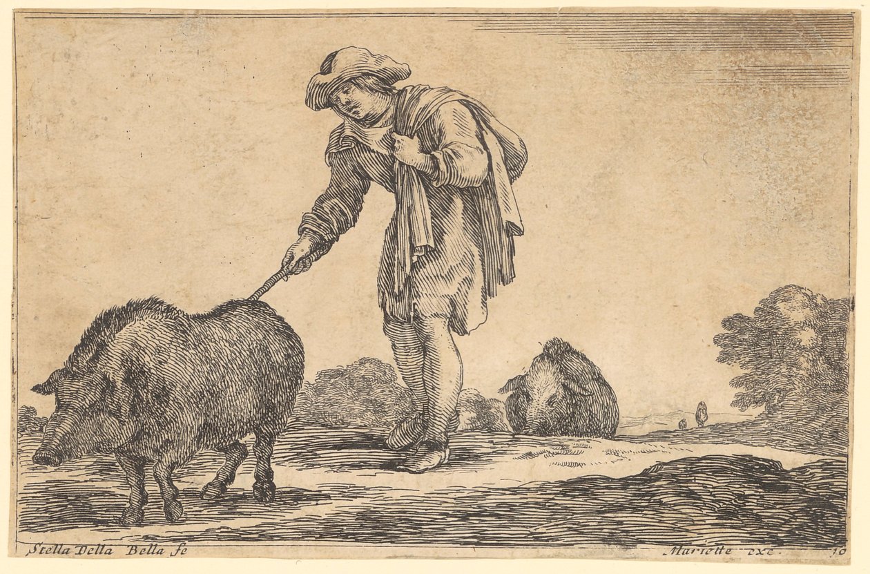 Guardiano di porci da Stefano della Bella