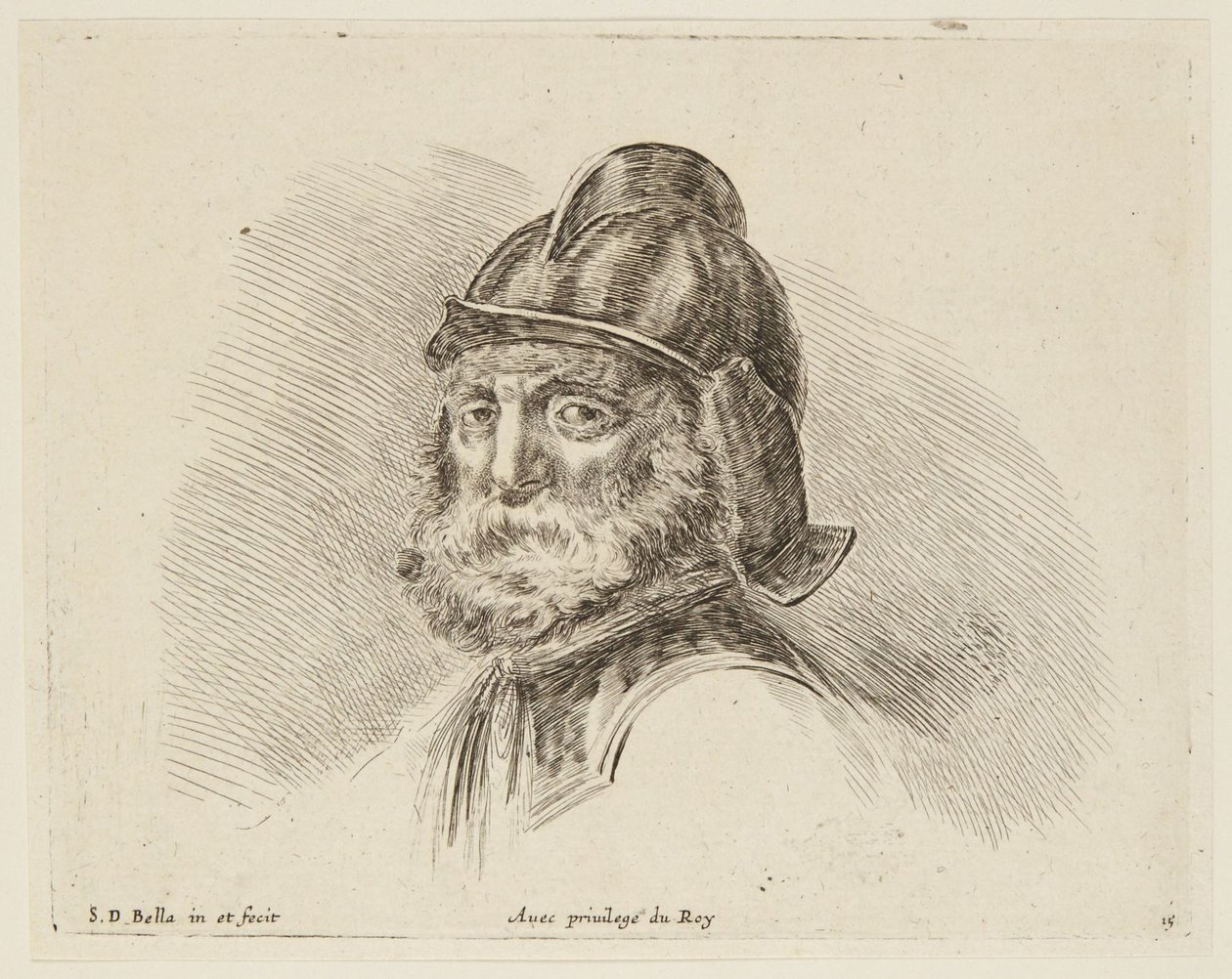 Study (I principii del disegno, 15) da Stefano della Bella