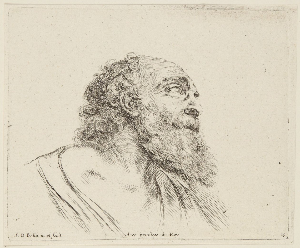 Study (I principii del disegno, 19) da Stefano della Bella